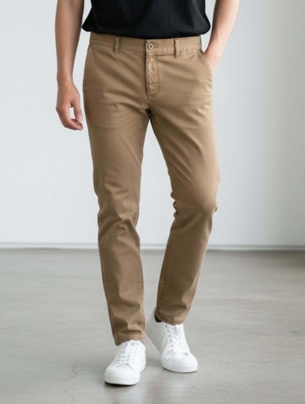 Kr3w KSlim Straight Mens Khaki Denim Button Fly Jeans Sz: 34x30 Y2k Skate Krew